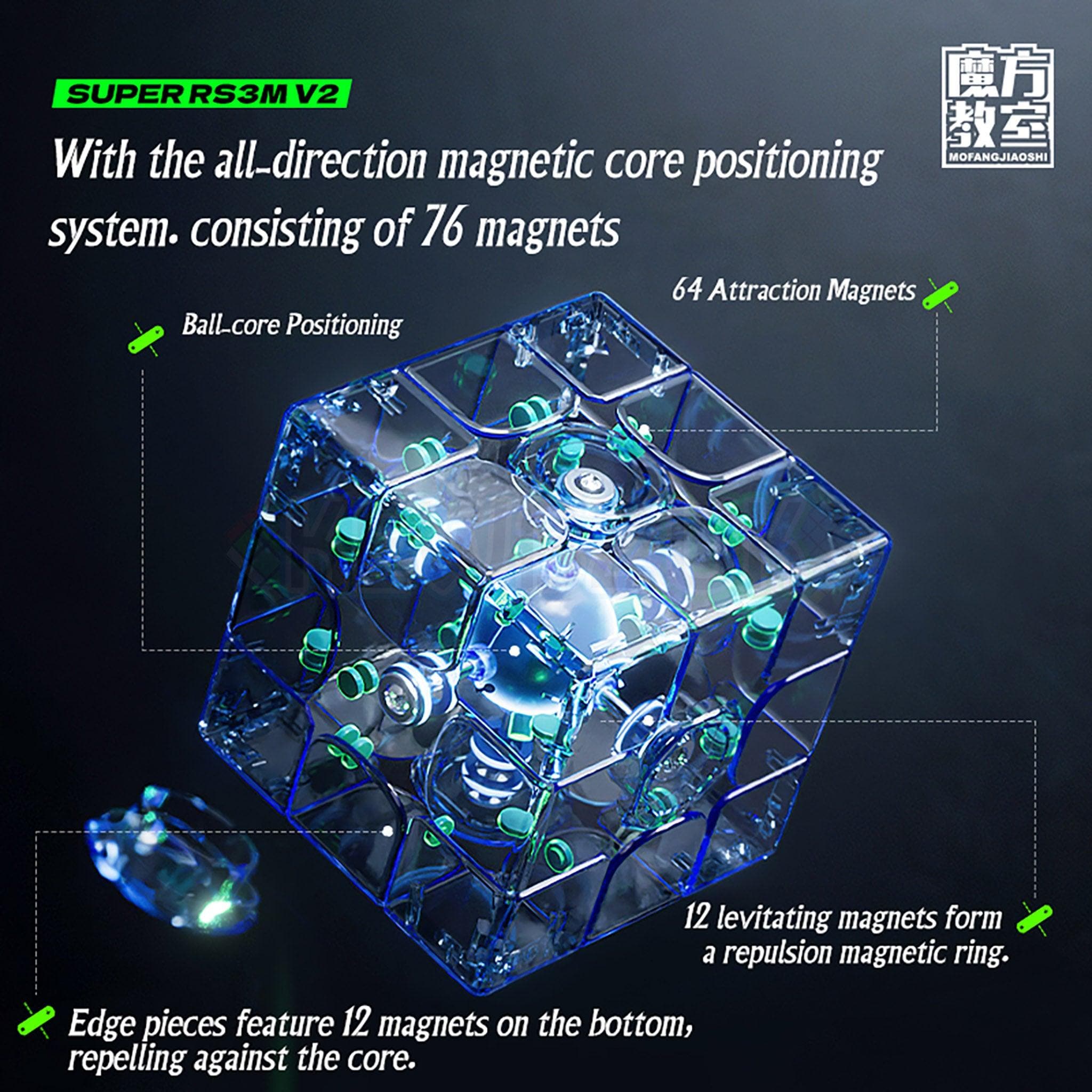 MoYu Super RS3M V2 (Magnetic, Maglev, UV, Ball-Core)