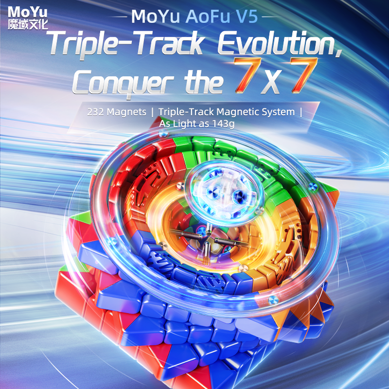 MoYu AoFu V5 Triple Track (Magnetic, UV, Ball-Core) 10