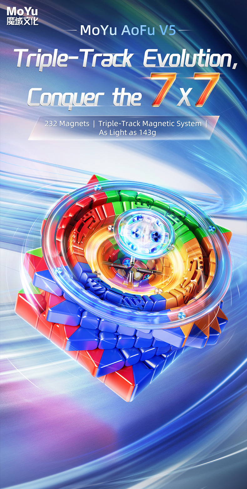 MoYu AoFu V5 Triple Track (Magnetic, UV, Ball-Core) 17