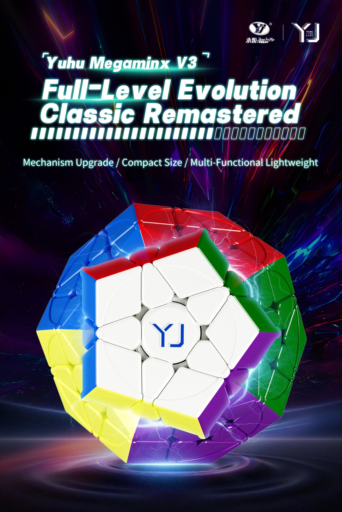 YJ YuHu Megaminx V3 (Magnetic) from KewbzUK Speed Cube Shop 9