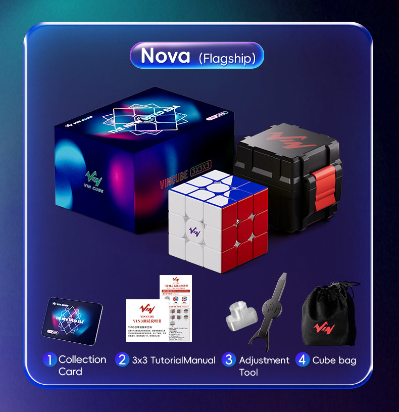 VIN3 3x3 Nova (Flagship) from KewbzUK Speed Cube Shop 45