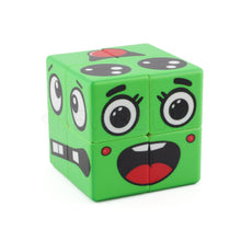 Green Face Cube