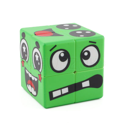 Green Face Cube