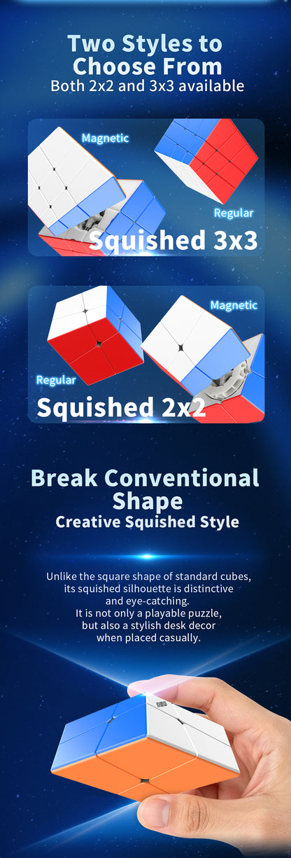 DianSheng Squished 3x3 (Magnetic) 9