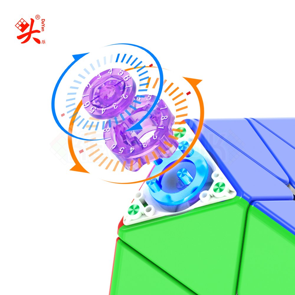 DaYan Pyraminx v3 (Magnetic, Maglev, UV, Ball-Core)