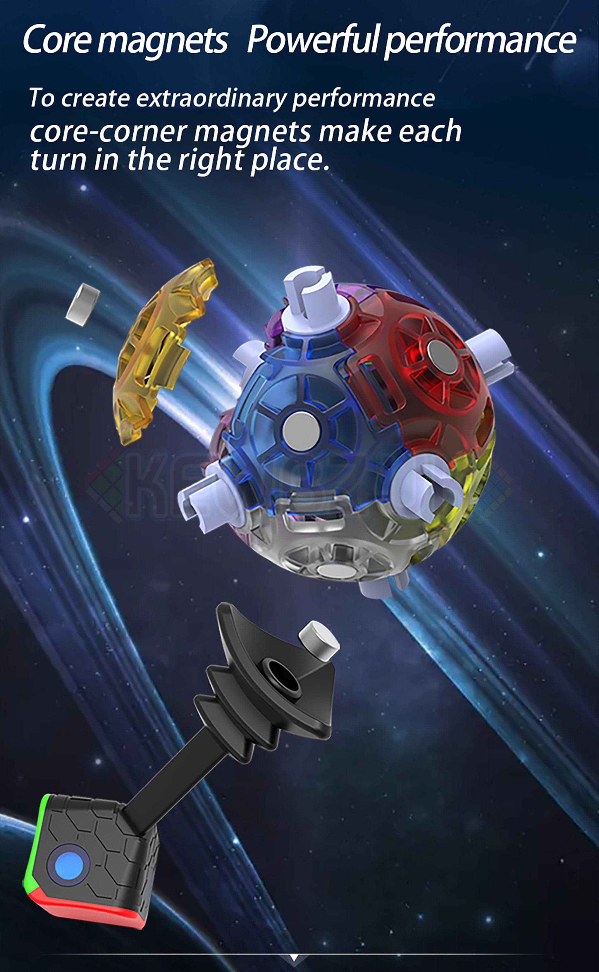 DianSheng Galaxy 9x9 (Magnetic, Ballcore)