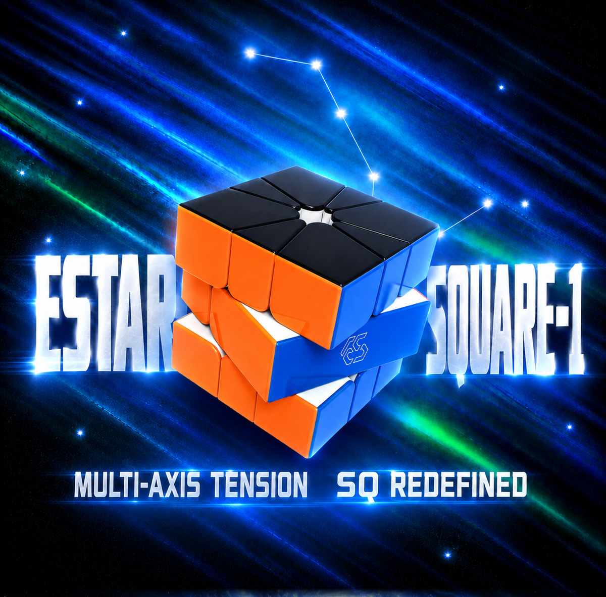 EStar Square-1 Yellow Top (Magnetic, UV) 3