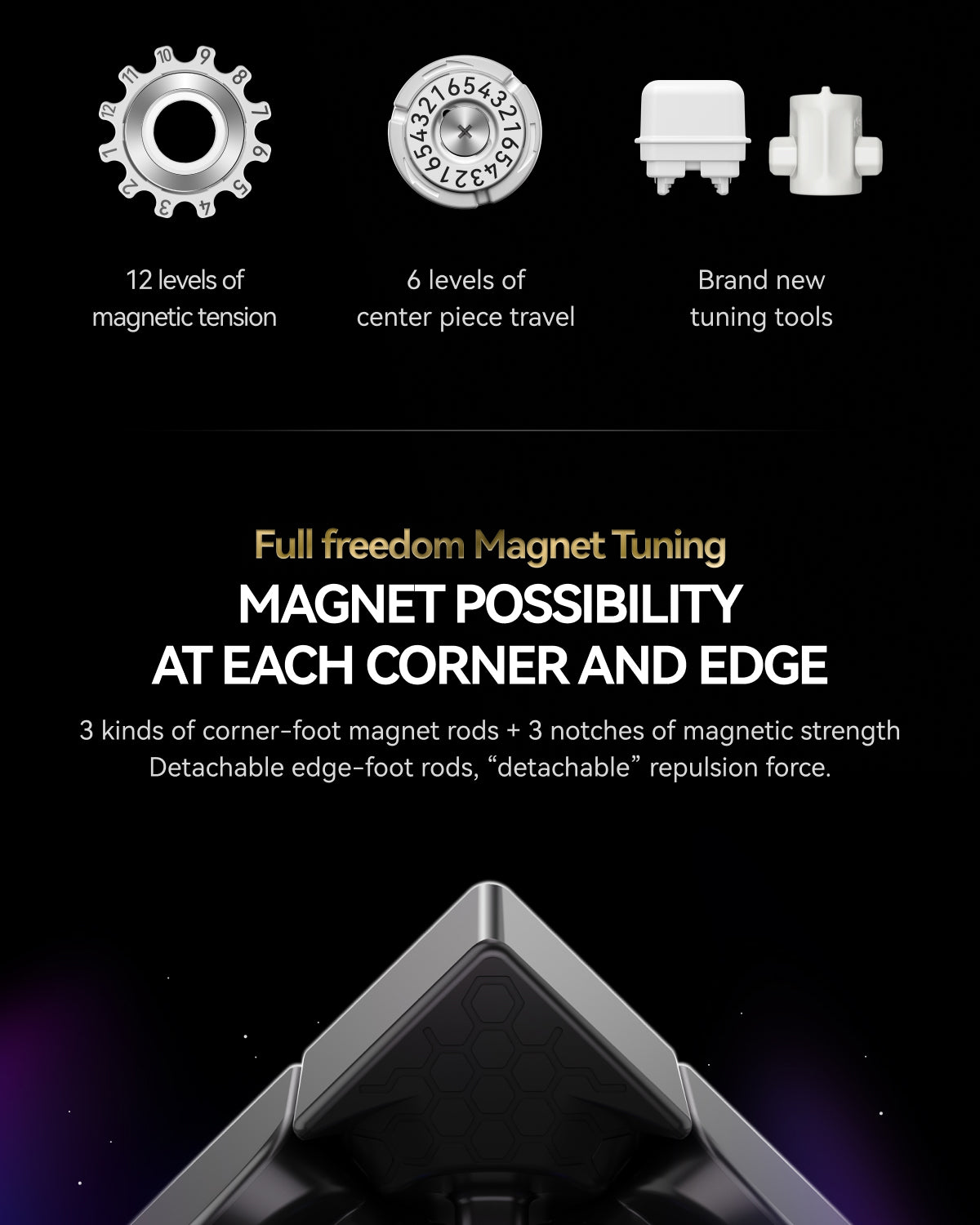 GAN 16 Max (Magnetic, Maglev, UV, Ball-Core)