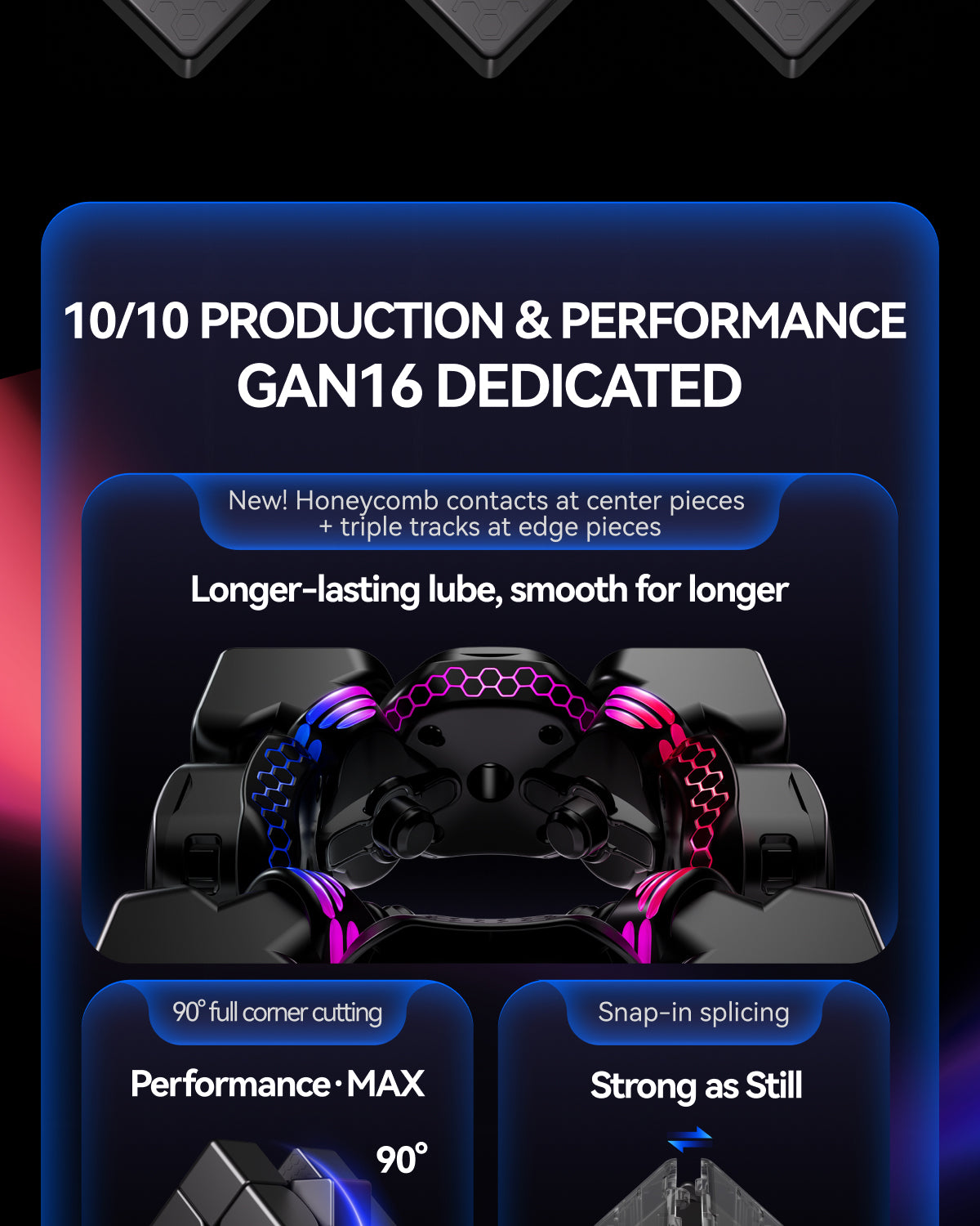 GAN 16 Max (Magnetic, Maglev, UV, Ball-Core)