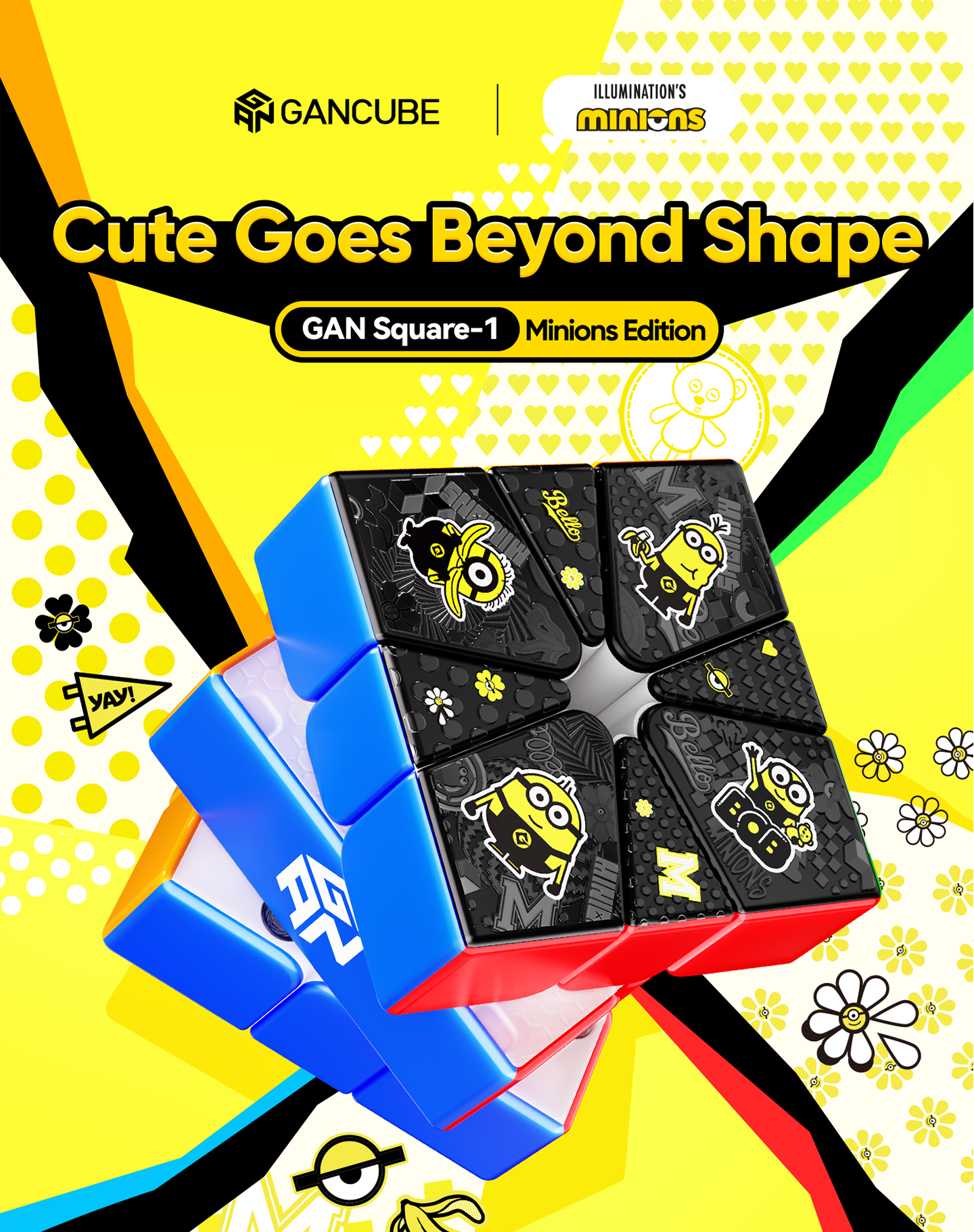 GAN Square-1 - Minions (Magnetic) 3