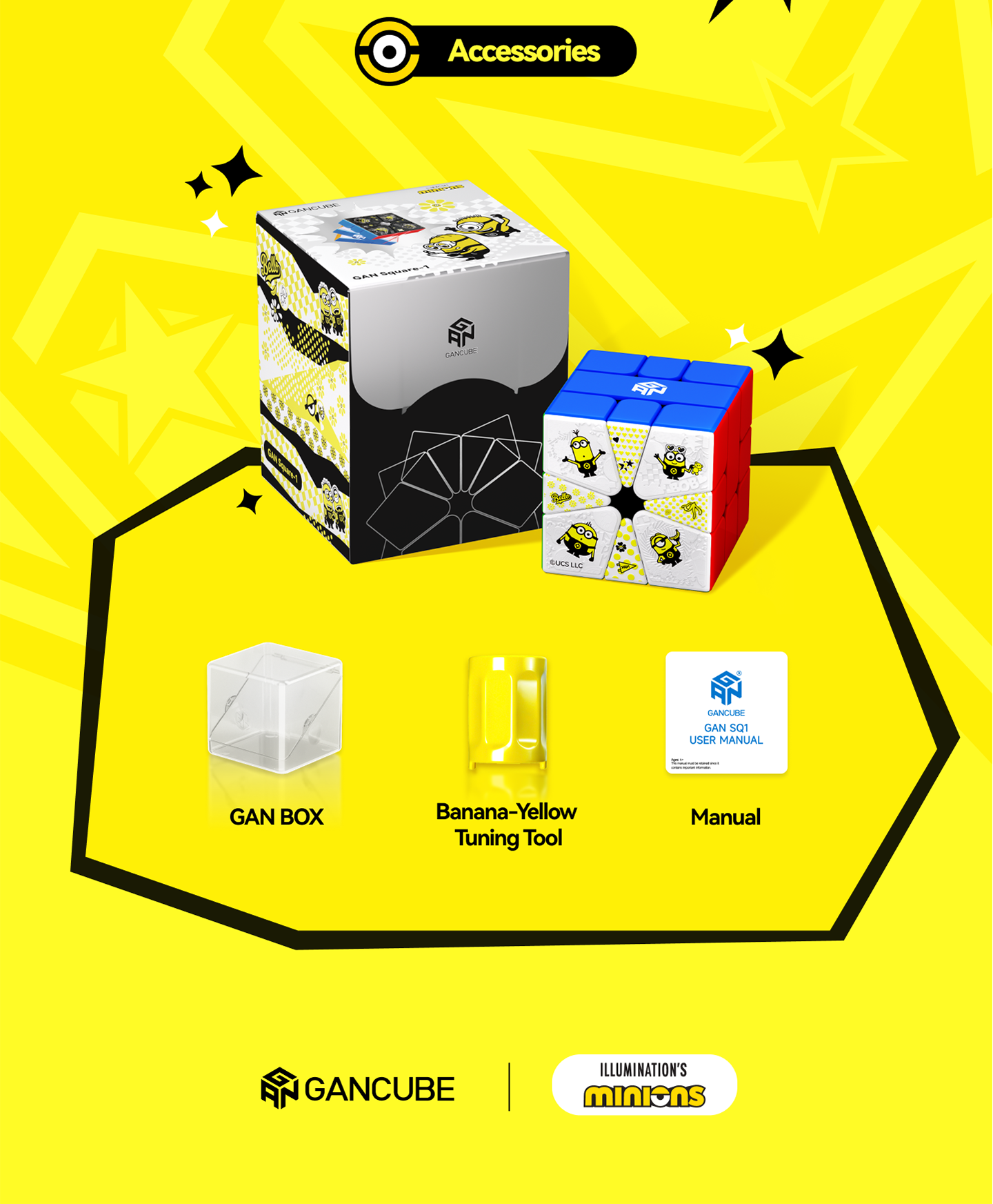 GAN Square-1 - Minions (Magnetic) 9