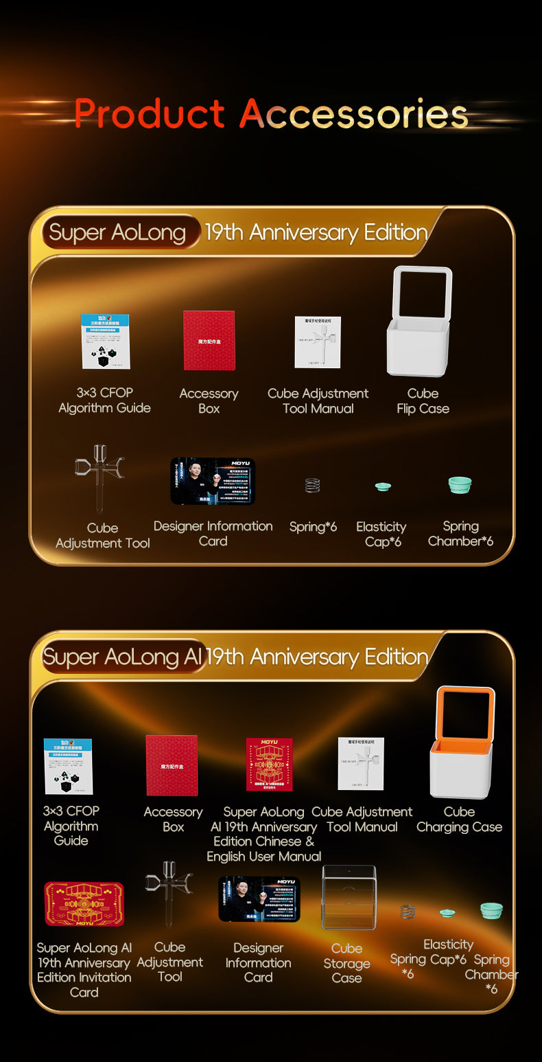 MoYu Super AoLong (19th Anniversary) (Magnetic, Maglev, Ball-Core) 26