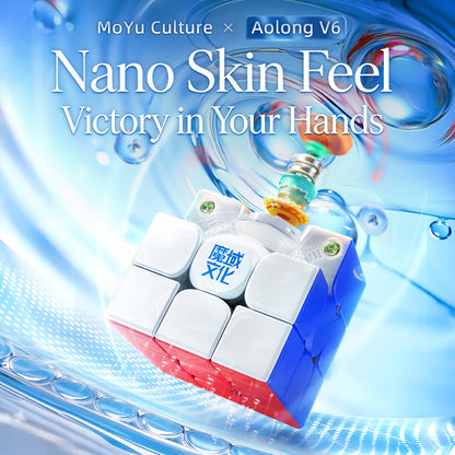 MoYu AoLong V6 3x3 (Magnetic, Maglev, UV, Ball-Core) 3