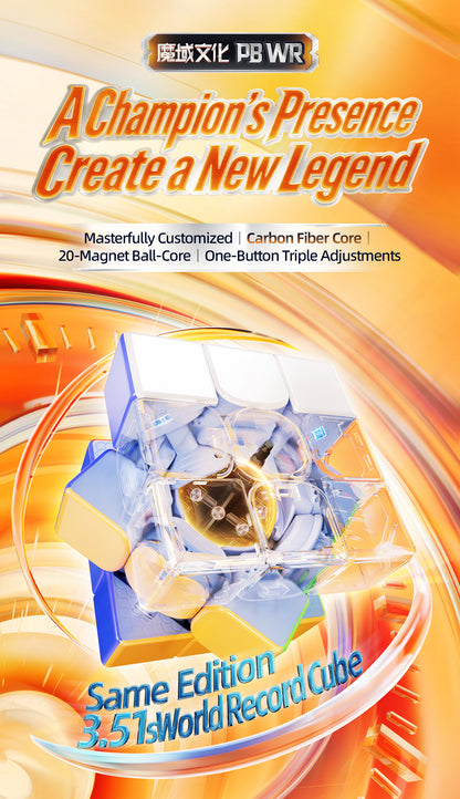 MoYu PB WR 3x3 (Magnetic, Maglev, UV, Ball-Core) 14
