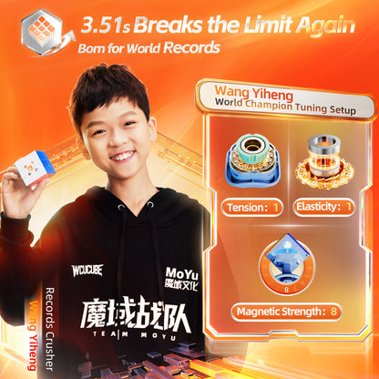 MoYu PB WR 3x3 (Magnetic, Maglev, UV, Ball-Core) 7
