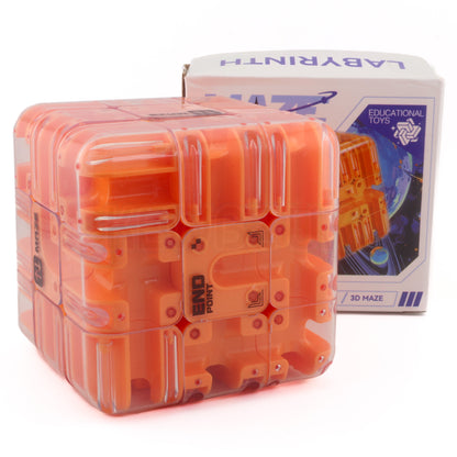 3D Maze Cube (85mm)