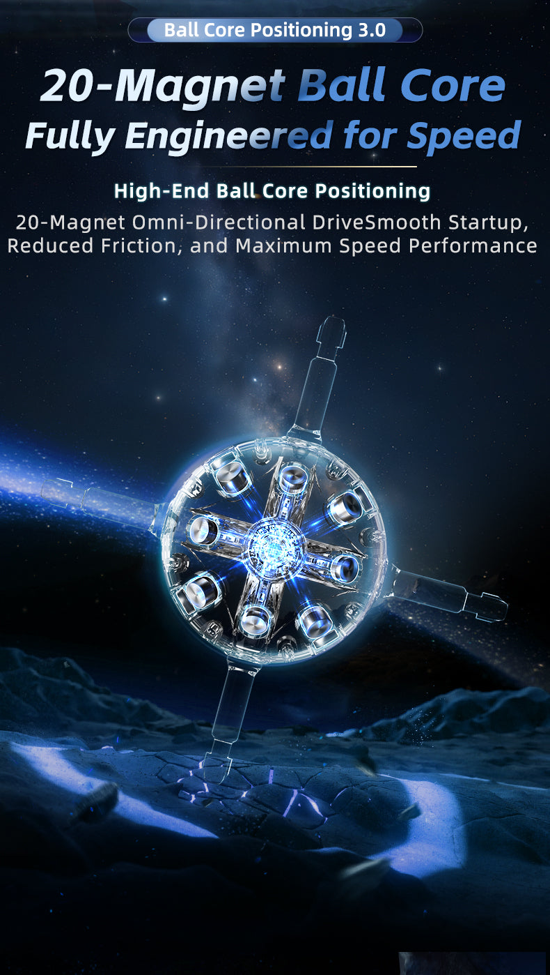 MoYu WeiLong V11 3x3 (20-Magnet, Maglev, UV, Ball-Core)