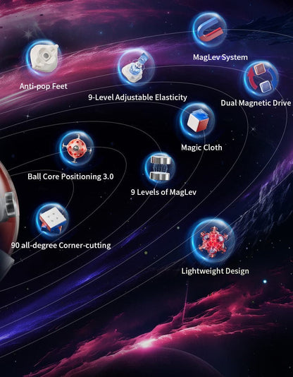 MoYu WeiLong WR M V9 (20 Magnet, Maglev, UV, Ball-Core)