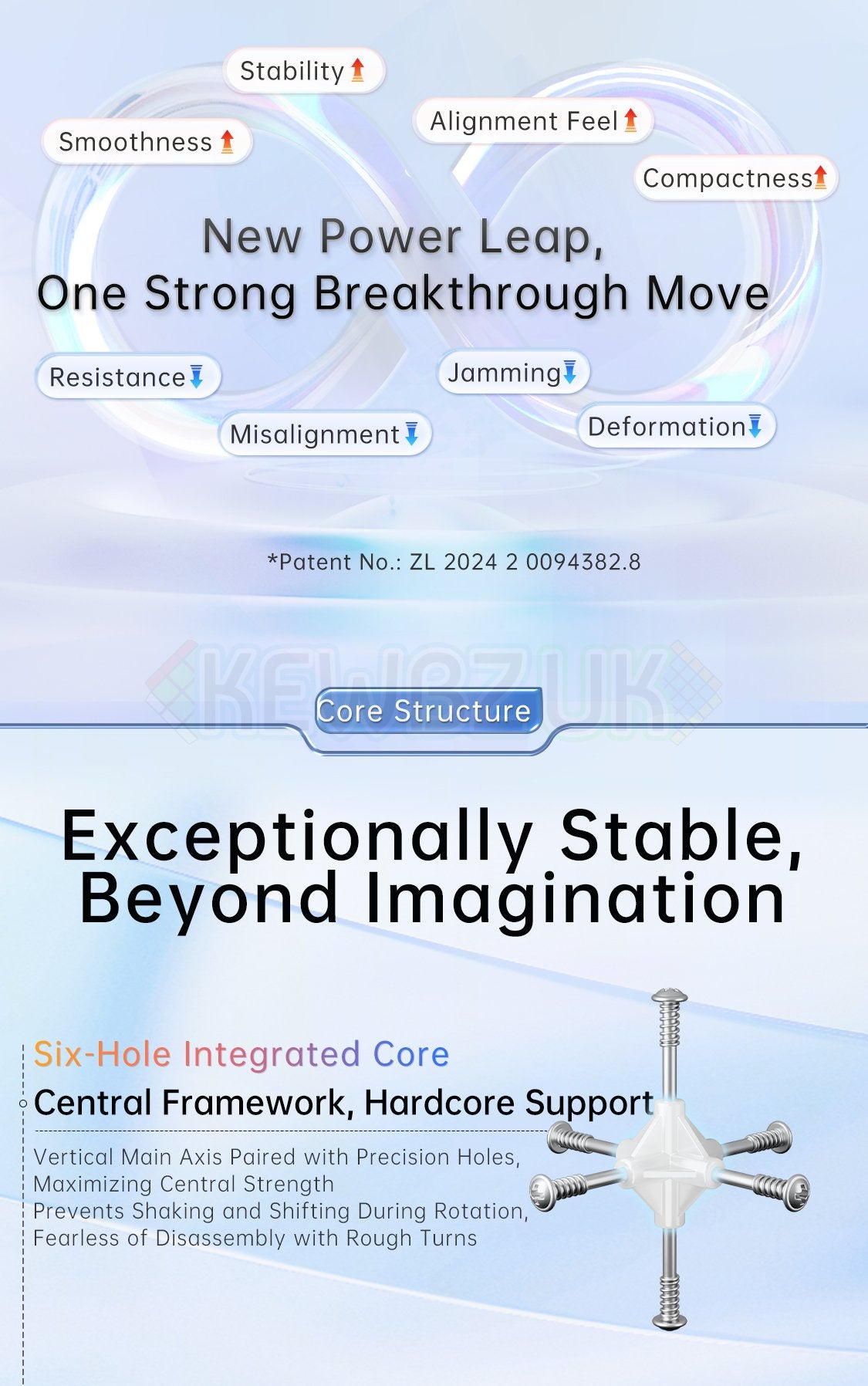 MoYu AoChuang V6 5x5 Double-Track (Magnetic, UV, Ball-Core)