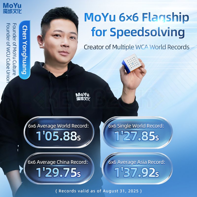 MoYu AoShi V4 6x6 Single Track (Magnetic)