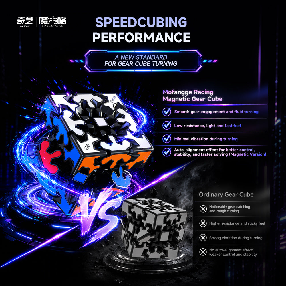 QiYi 3x3 Gear V2 (Magnetic) 12