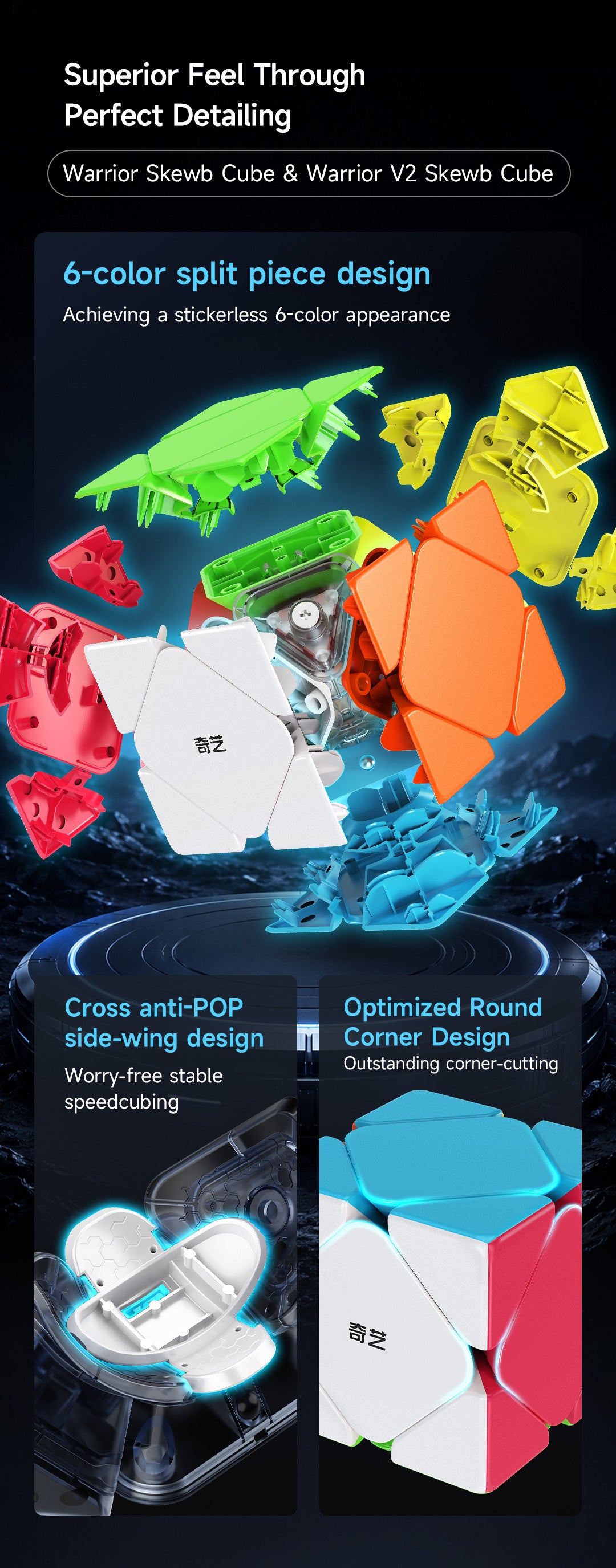 QiYi Warrior Skewb V2 19