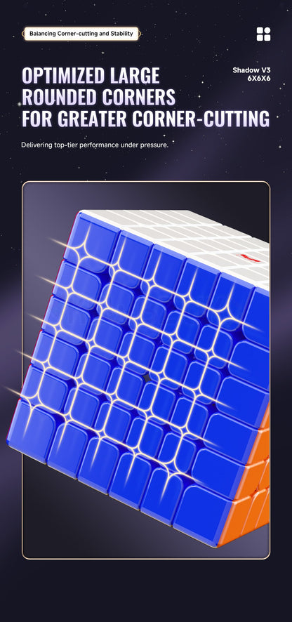 QiYi Shadow V3 6x6 (Magnetic, Ball-Core, UV)