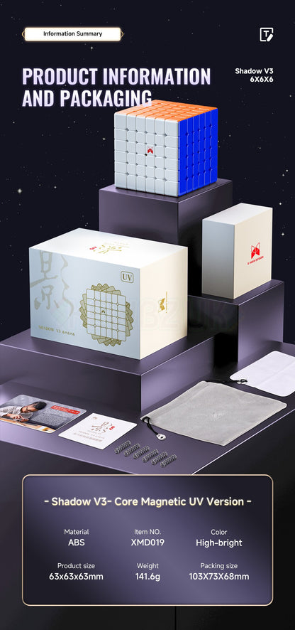 QiYi Shadow V3 6x6 (Magnetic, Ball-Core, UV)