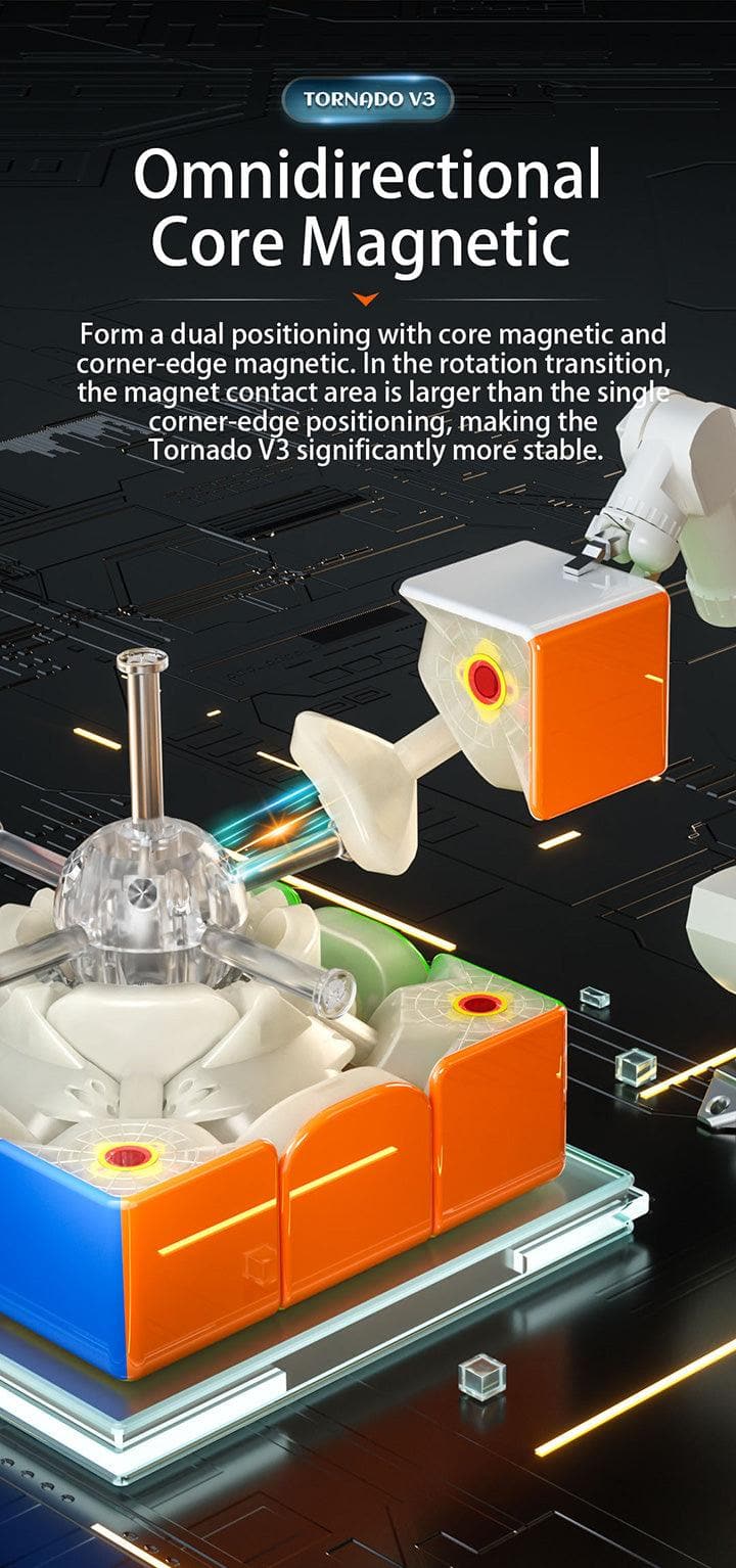 QiYi XMD Tornado V3 Pioneer (Magnetic, Maglev, UV, Ball-Core)