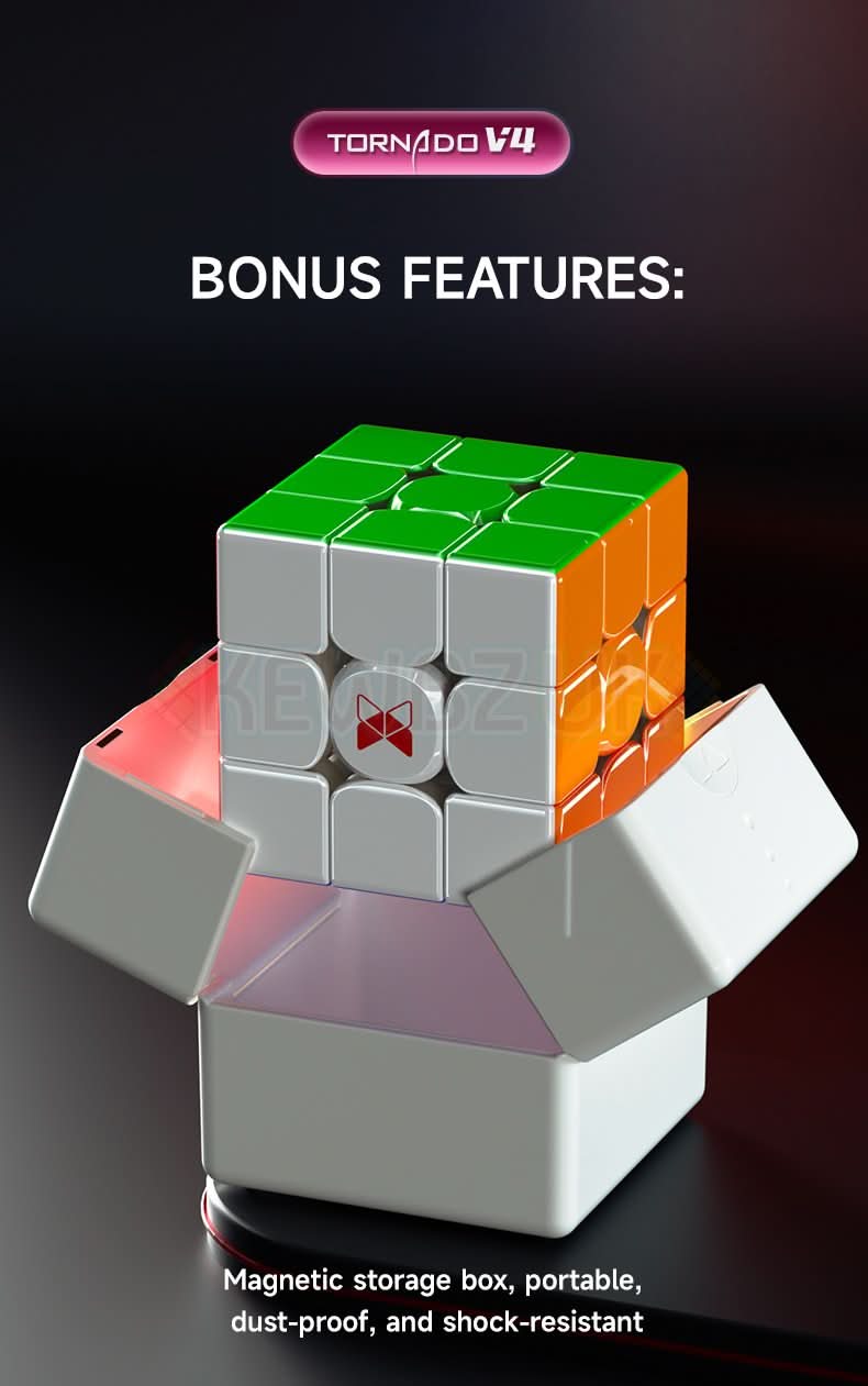 QiYi XMD 3x3 Tornado V4 Pioneer (Magnetic, Maglev, UV, Ball-Core)