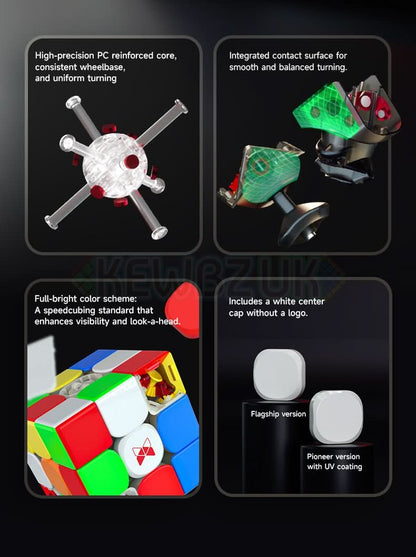 QiYi XMD 3x3 Tornado V4 Pioneer (Magnetic, Maglev, UV, Ball-Core)