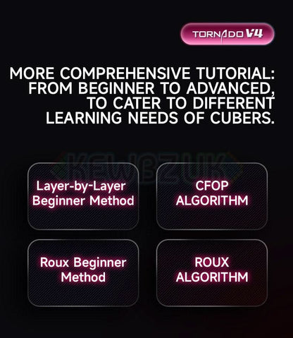 QiYi XMD 3x3 Tornado V4 Pioneer (Magnetic, Maglev, UV, Ball-Core)