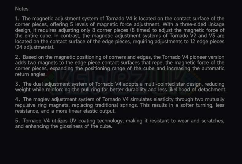 QiYi XMD 3x3 Tornado V4 Pioneer (Magnetic, Maglev, UV, Ball-Core)
