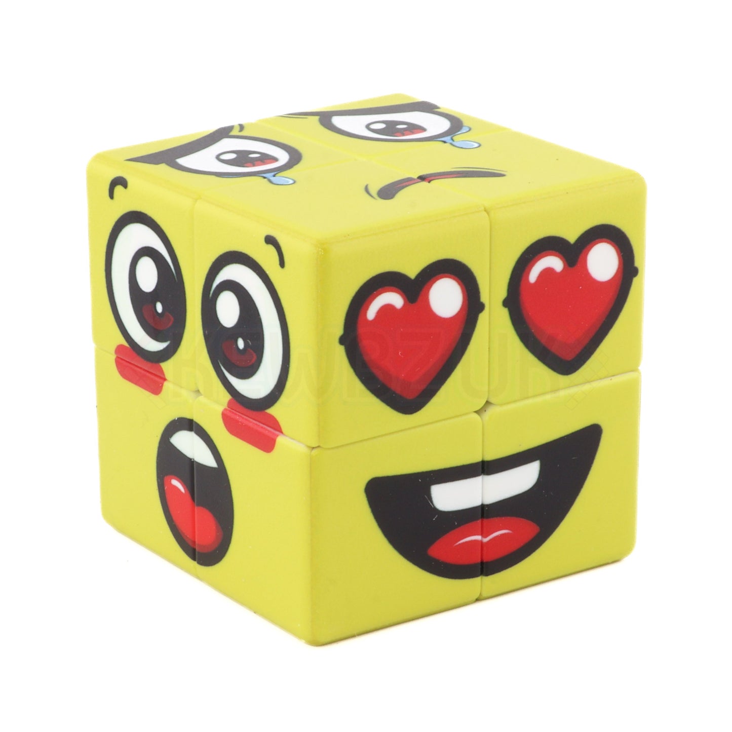 Yellow Face Cube