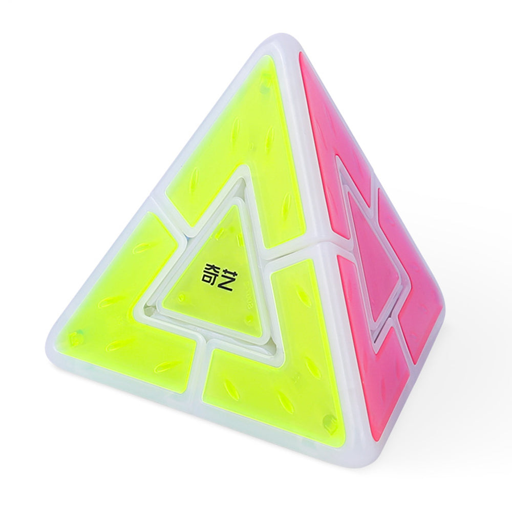 QiYi Ice Amber Pyraminx Duo