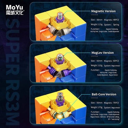 MoYu Super RS3 2022 (Magnetic, Maglev, Ball-Core)
