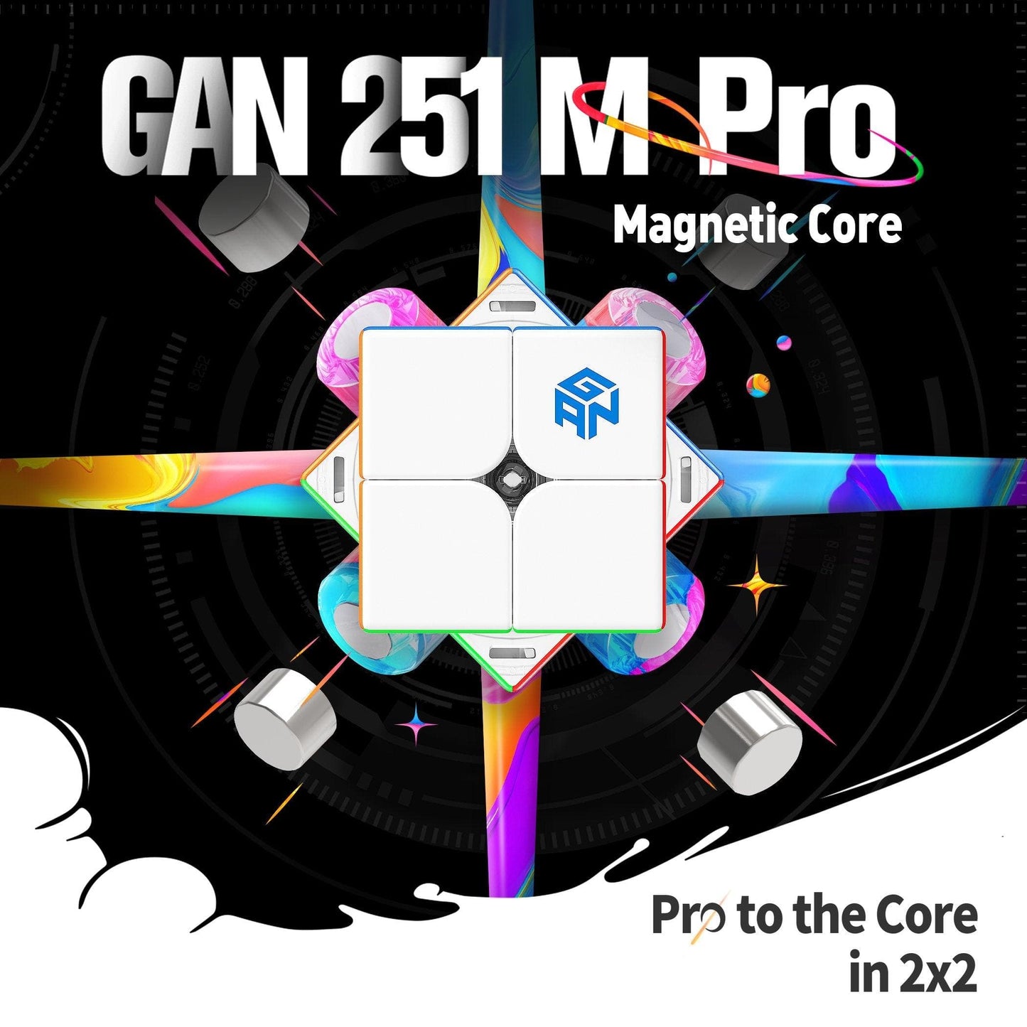 GAN 251 Pro (Magnetic, Ball-Core)