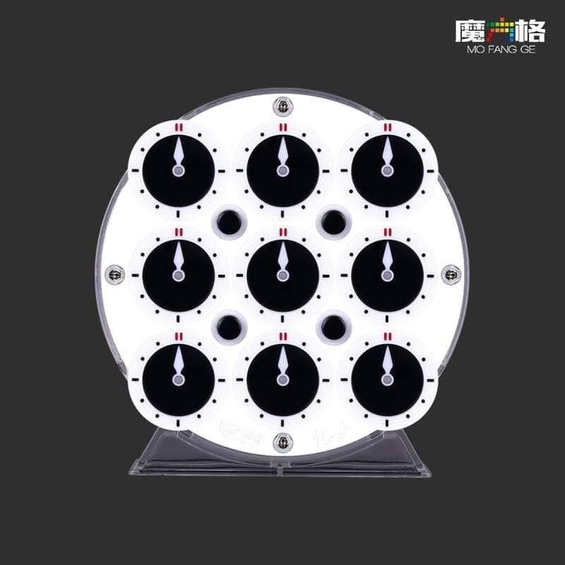 QiYi Magic Clock Magnetic - 9 dials white face from KewbzUK speed cubes and puzzles