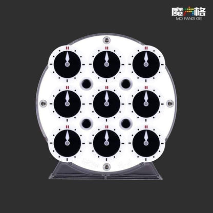 QiYi Magic Clock Magnetic - 9 dials white face from KewbzUK speed cubes and puzzles