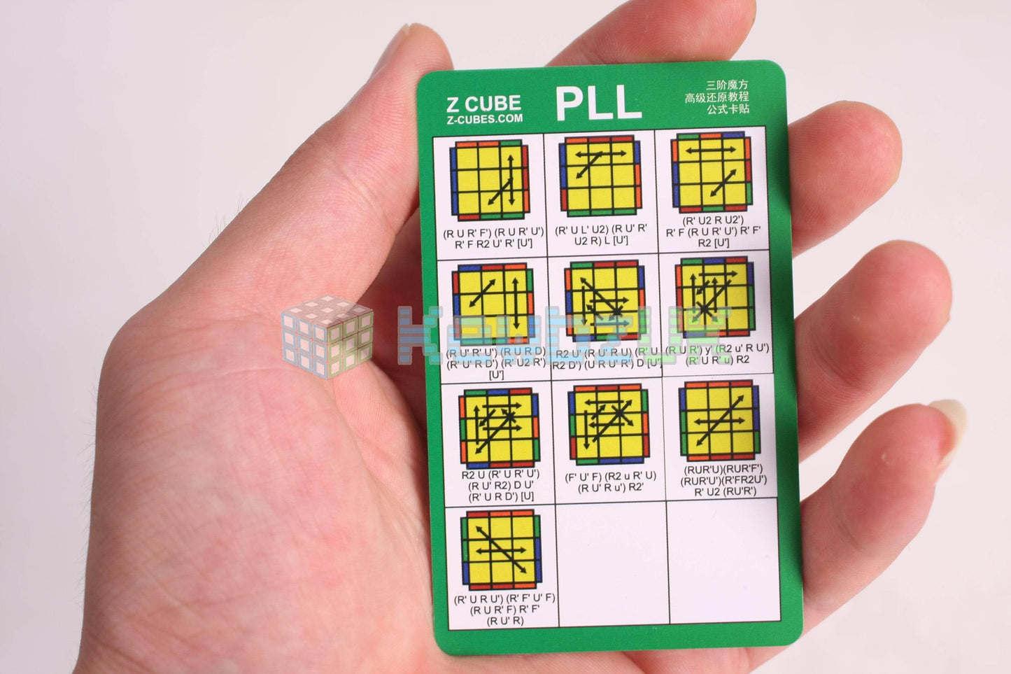 ZCube CFOP Card (x3)